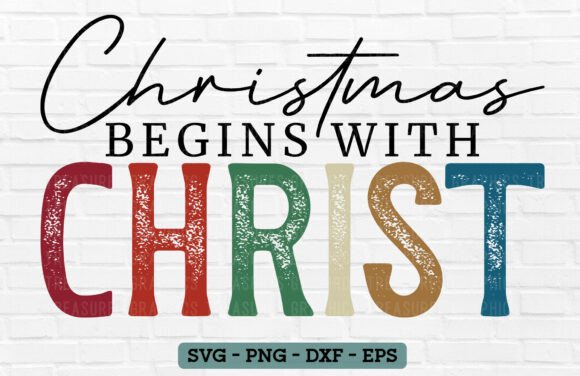 Christian Christmas SVG PNG Jesus: Ideal for T-Shirt Designs & Graphics