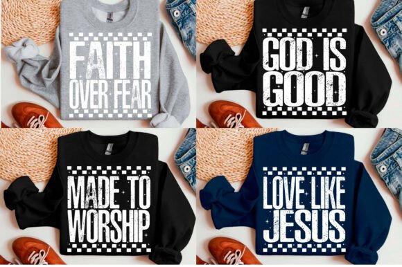 Christian PNG Bundle, Made to Worship: Perfect for T-Shirt Designs and Graphics