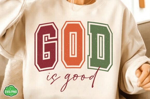 God is Good SVG PNG: Perfect for T-Shirt Designs and Graphics