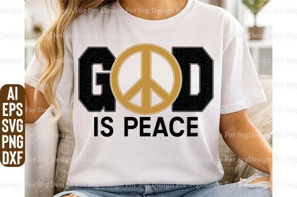 God is Peace SVG: A Versatile Graphic for T-Shirt Designs