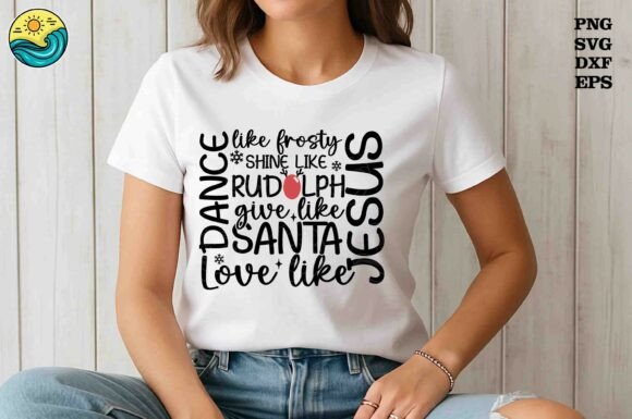 Inspirational Dance Shine Give Love Jesus Design