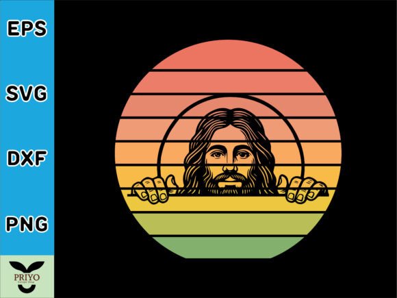 Jesus Christ Peeking Face: A Versatile T-Shirt Design