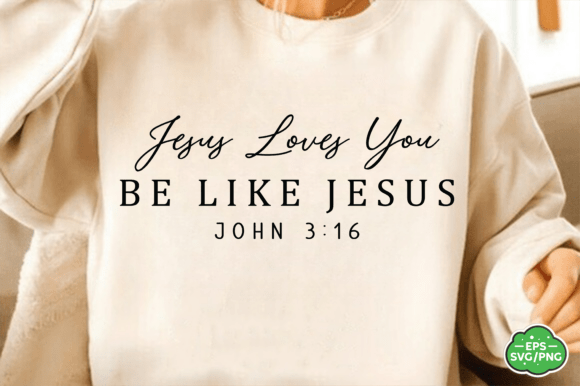 Jesus Loves SVG PNG: A Versatile Graphic for T-Shirt Designs