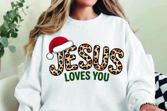 Jesus Loves You PNG: Perfect for Religious T-Shirt Designs