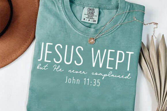 Jesus Wept Bundle: A Minimalist Embroidery Design
