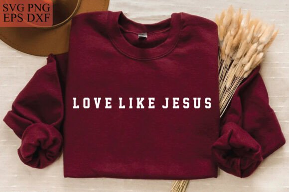Love Like Jesus Comfort Colors: Perfect for T-Shirt Designs and Graphics