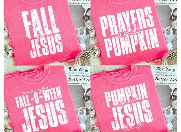 Religious Fall Bundle PNG: Perfect for T-Shirt Designs & Graphics
