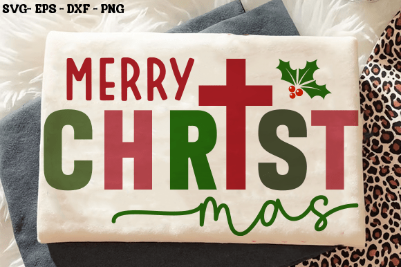 Review: Merry Christmas Cross SVG for T-Shirt Designs and Graphics