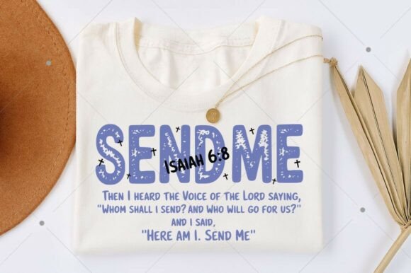 Send Me Christian SVG: Ideal for T-Shirt Designs and Graphics